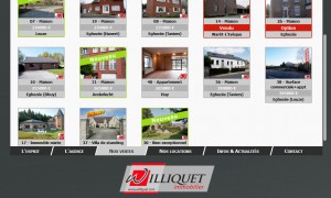 Williquet.com : Page liste des biens