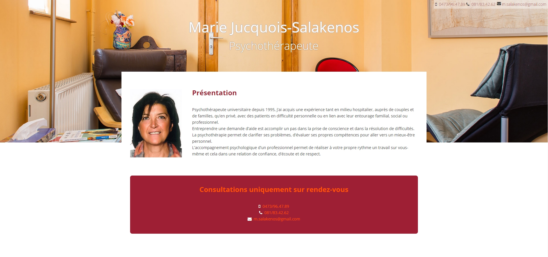 site Marie Salakenos